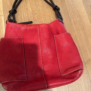 Sundance Red Leather Handbag
